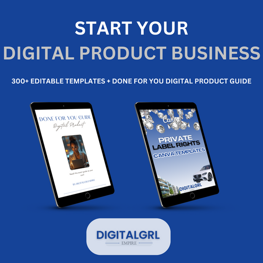 Digital Product Starter Kit: 300+ Templates + DFY Digital Product Guide