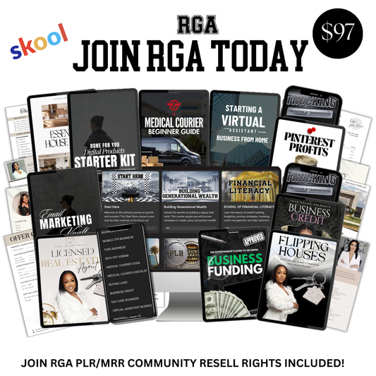 Rich Generation Academy | MRR & PLR Community, Master Resell Rights, PLR Vault, Business Courses & Side Hustles